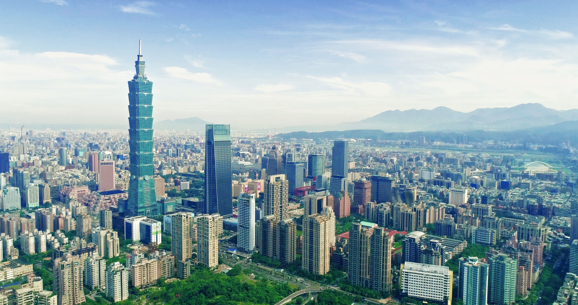 台北市景與台北 101